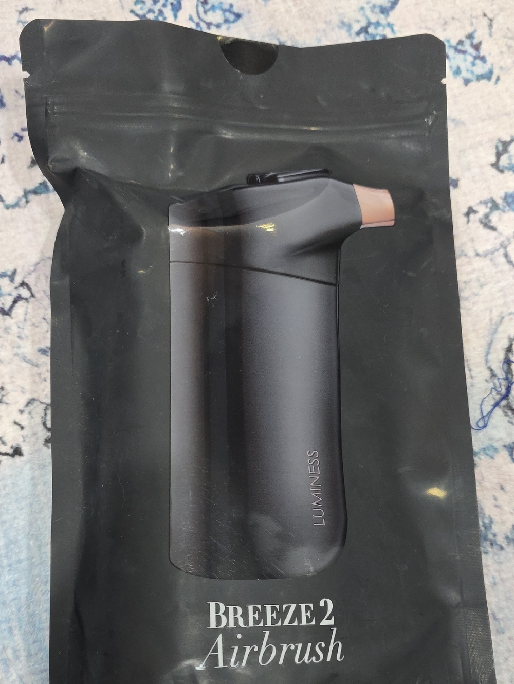 Luminess Black Airbrush Device with Rose Gold Nozzle